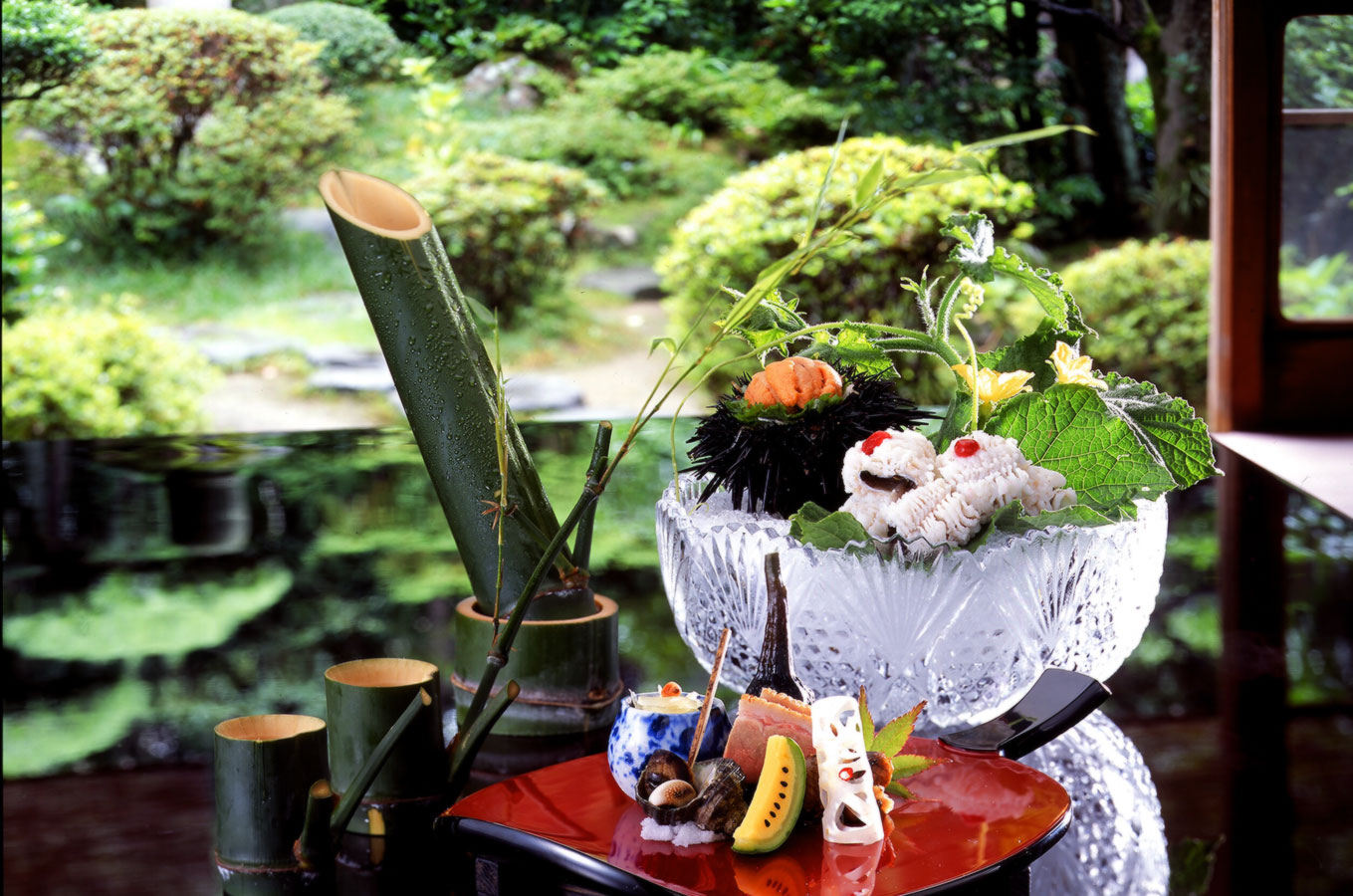 写真：夏の料理一例