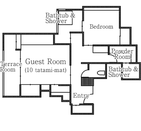 floor plan: Botan Suite Room