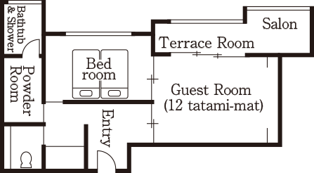 floor plan: Ginsen Suite Room