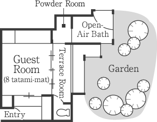 floor plan: Hatsune Room