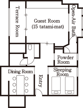 floor plan: Honjin Suite Room