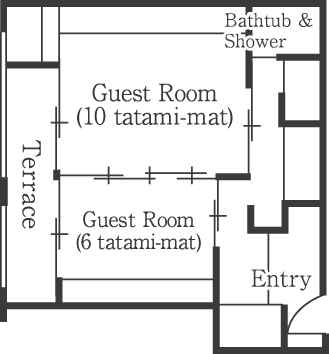 floor plan: Traditional Superior Room