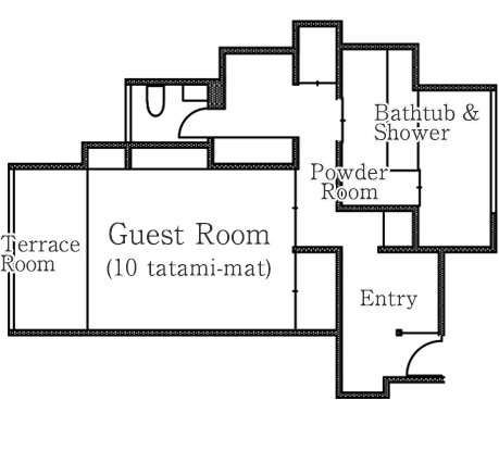 floor plan: Sakura Room
