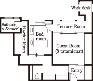 floor plan: Western & Japanese Room