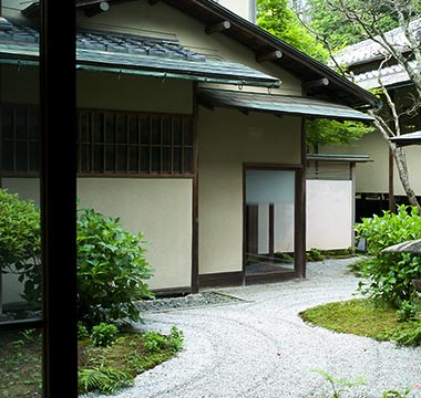 写真：平田館のお庭