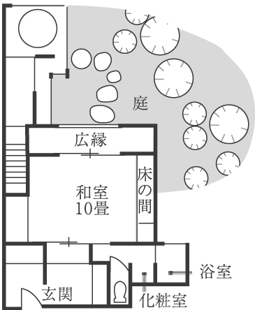 間取り図：飛鳥