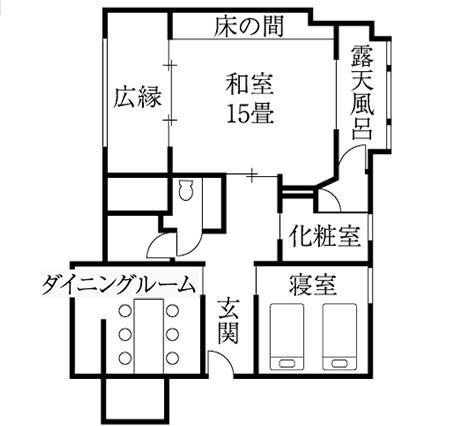 間取り図：本陣