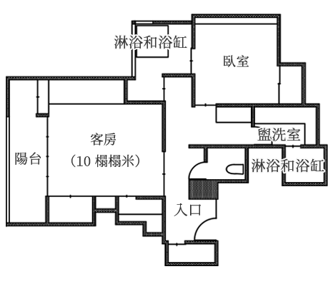 floor plan: 牡丹