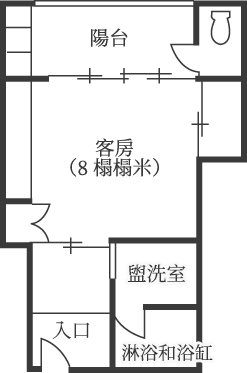 floor plan: 日式標準房