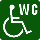 轮椅专用厕所